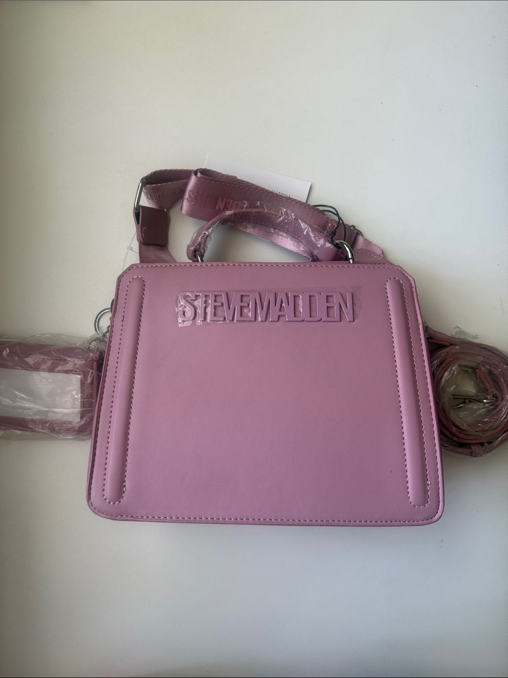 Steve Madden Pink Crossbody Shoulder Bag